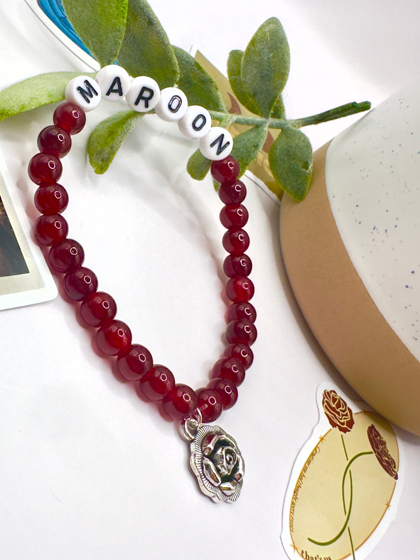 Maroon Bracelet